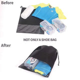 12PCS Travel Shoe Bags Waterproof Non-Woven Storage With Rope