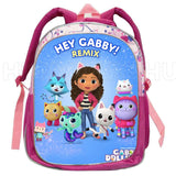 Gabby's Doll House 12inch Backpack School Bags For Girls Kids