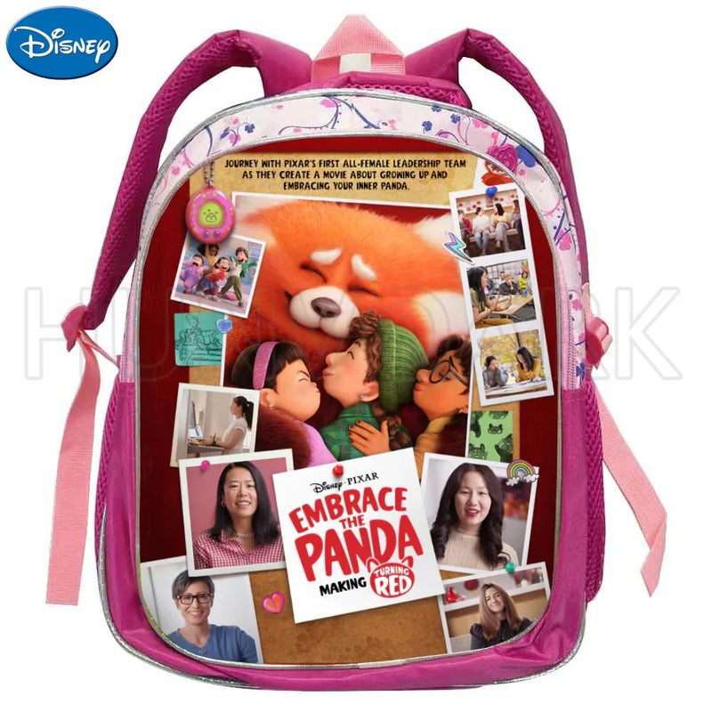 12inch Turning Red Cartoon Backpack Kids Schoolbags