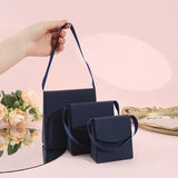 12pcs Folding Cardboard Bags for Wrapping Wedding Christmas Gift Tote Paper