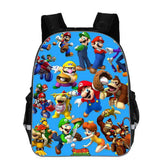 13 Inch Children Cartoon Backpack Boys Girls SchoolBag For Kindergarten