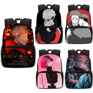 13 Inch Jujutsu Kaisen Backpack Anime Harajuku Women Schoolbag Teenagers Gift