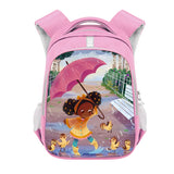 13 Inch Children Backpack Pink School Bag For Teenagers Girls