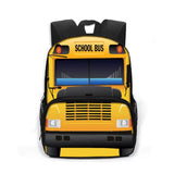 13 inch School Bus Print Backpack for Kids