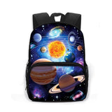 13 Inch Galaxy School Backpack Star Moon Fairy Boys Girls Book Bag