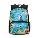 13 Inch See Animal Children School Bags Dolphin Octopus Sea Turtle