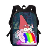 13" Gravity Falls Backpack Cartoon Schoolbag Boys Girls Children School Bag