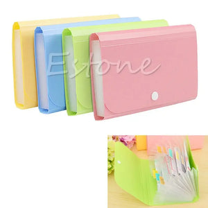 13 Pocket Accordion File Organizer A6 Mini Expandable File Folder Organizer