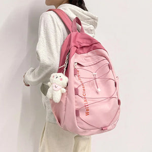 13 Yrs Girl Backpack Women Drawstring Schoolbag Travel School Laptop Backpacks