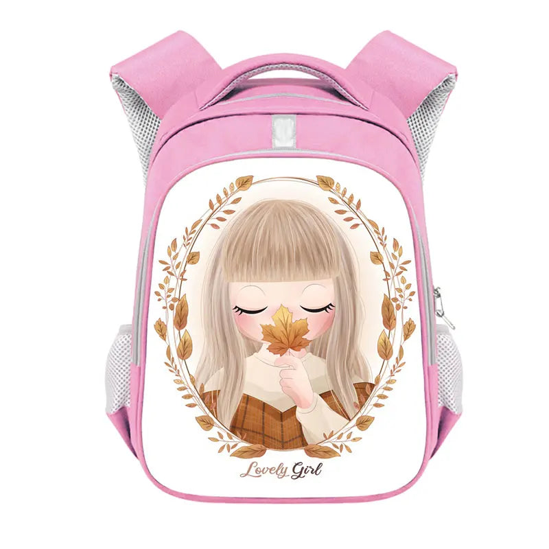 Lovely Winter Girls Backpack Cartoon Animals Teenager School Bag Children P