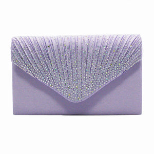 Yellow Envelope Clutch Purse Women Wedding Handbag Evening Party Bag