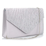 Yellow Envelope Clutch Purse Women Wedding Handbag Evening Party Bag