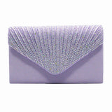 Yellow Envelope Clutch Purse Women Wedding Handbag Evening Party Bag