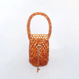 Vintage Vacation Red Bead Bag Handbag