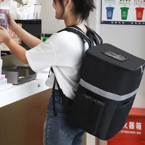 15/35L Large Thermal Food Bag Cooler Bag Fresh Keeping Backpack Insulated Bag