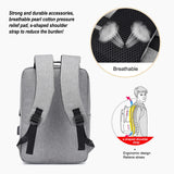 15.5 Inch Laptop Backpack Large Capacity with Charging Hole - Red