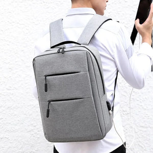 15.6 Inch Laptop Backpack USB Charging Men Notebook Bagpack School Bag