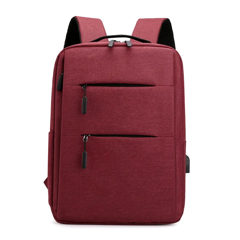 15.6 Inch Laptop Backpack USB Charging Men Notebook Bagpack School Bag