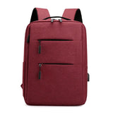 15.6 Inch Laptop Backpack USB Charging Men Notebook Bagpack School Bag