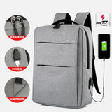 15.6 Inch Laptop Backpack,Waterproof School Bag with Charging Interface