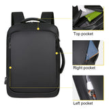 15.6in Laptop Backpack for Men Waterproof Business Mochila with USB Charging