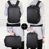 15.6in Laptop Backpack for Men Waterproof Business Mochila with USB Charging