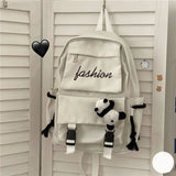 Waterproof Oxford School Bag for Teenager,Black