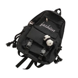 Waterproof Oxford School Bag for Teenager,Black