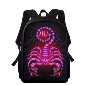 15 Inch Constellations Printing Backpack for Teenagers