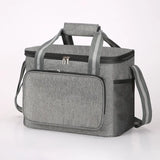 15L Waterproof Thermal Lunch Box Bag Handbag for Travel Portable Cooler Insulate