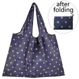 15Pcs Large Nylon Eco Shopping Bag Foldable Grocery Reusable Washable