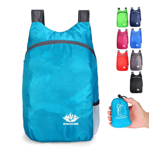 15L Lightweight Packable Backpack Foldable Ultralight Outdoor Folding Backpack