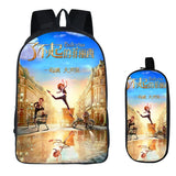 16 Inch Ballerina 2PC Set with Pencil Case Students Backpacks