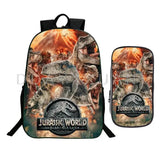 16 Inch Dinosaur Kids School Backpack Orthopedic Boys Girls Bag
