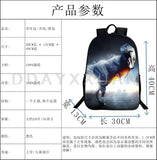16 Inch Dinosaur Kids School Backpack Orthopedic Boys Girls Bag