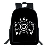 16 Inch Anime Uzumaki Sasuke Backpacks School Bag Boy Girl Bags