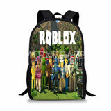 16 Inch Cartoon Robloxing School Bags Kids Anime Print Large Bookbags