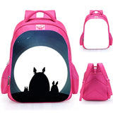 16 Inch Totoro Backpack School Bags Girls Teenage Mochila Gift