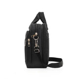 16 Inch Waterproof Black Business Messenger Bag