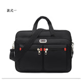 16 Inch Oxford Cloth Men's Computer Bag, Waterproof Business Messenger Bag