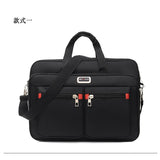 16 Inch Oxford Cloth Men's Computer Bag, Waterproof Business Messenger Bag