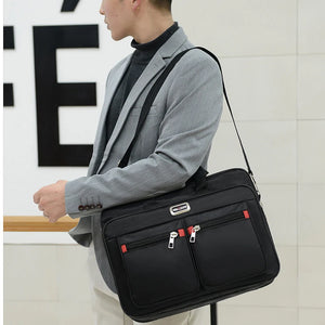 16 Inch Oxford Cloth Men's Computer Bag, Waterproof Business Messenger Bag