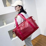 16 Inch Oxford Travel Bag, Foldable Fitness Bag, Waterproof Luggage Bag