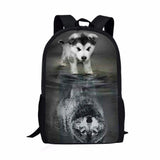 Kids Backpack Animal 3D Print Shoulder Bags School Bag For Boys Girls