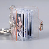 Mini Photo Album Keychain Small Instant Picture Albums Pendant ID Photo Storage
