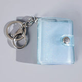 Mini Photo Album Keychain Small Instant Picture Albums Pendant ID Photo Storage