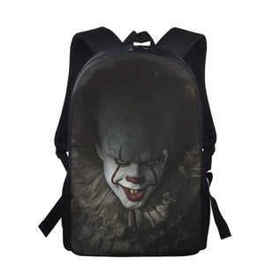 3D Print Clown Pennywise School Bag for Kids