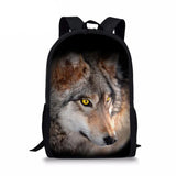 School Bags Wolf Paw Print Children Backpack for Boys Girls Kids Book Bag