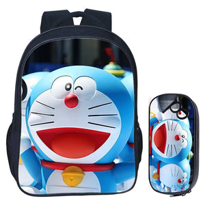 16 inch Doraemon School Bag Kids Boys Girls Backpack Children School Sets