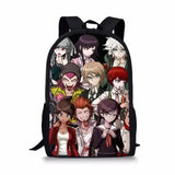 16-inch Danganronpa Anime Children's Backpack Kids Boys Mochila Infantil
